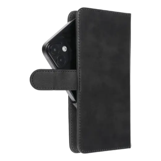Universal book case COMMON size L for IPHONE 6 PLUS / 7 PLUS / 8 PLUS / XS MAX / 11 PRO MAX / SAMSUNG S20 FE / S21 FE / S10 PLUS / A10 / A32 / A54 / XIAOMI 12 LITE / HUAWEI P30 PRO black