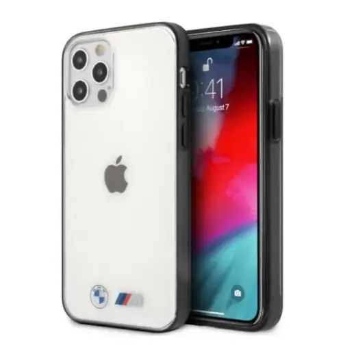 Etui BMW BMHCP12MMBTOK iPhone 12|12 Pro 6,1" transparent hardcase Sandblast