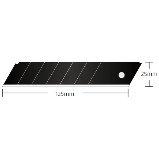 Rezerves asmeņi nazim 25mm SK2H melni 10gb Prox Expert