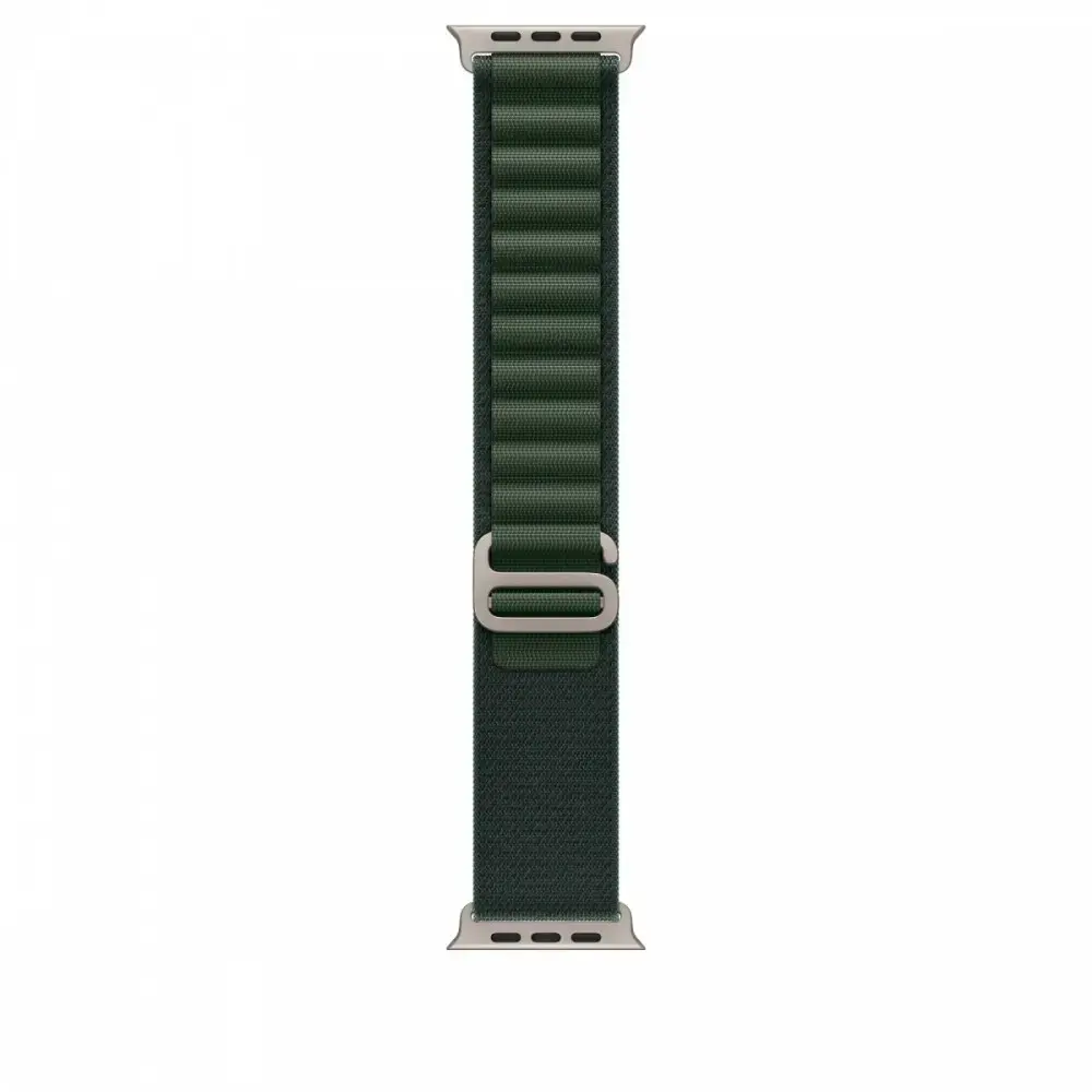 Dark Green Alpine Loop 49 mm - L - Natural Titanium Finish