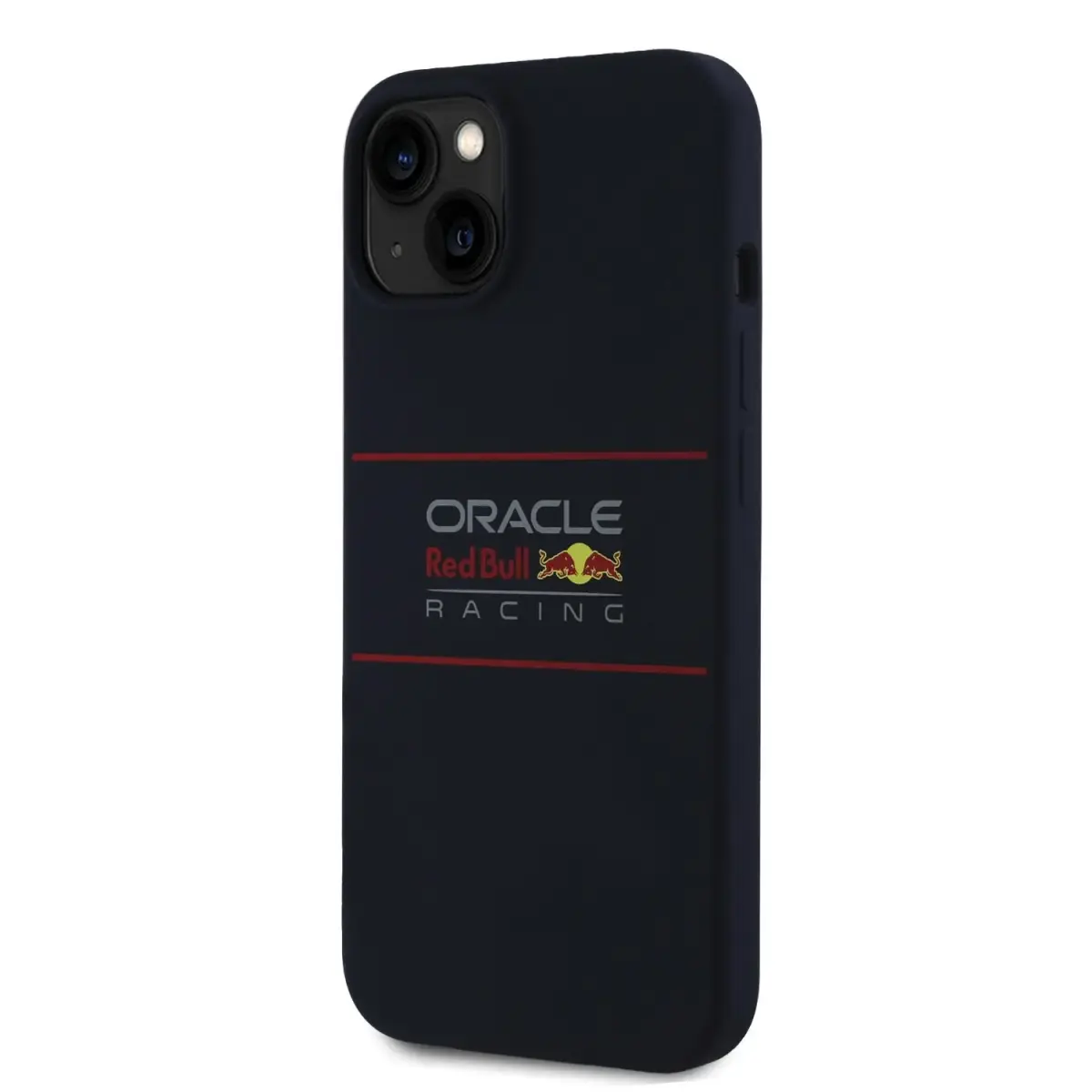 Red Bull Silicone Horizontal Logo phone case for iPhone 13 with MagSafe support navy
