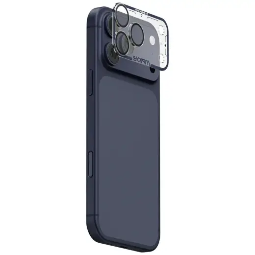 Camera Lens Glass Skinarma Magma Full Matte for iPhone 17 Pro Max blue