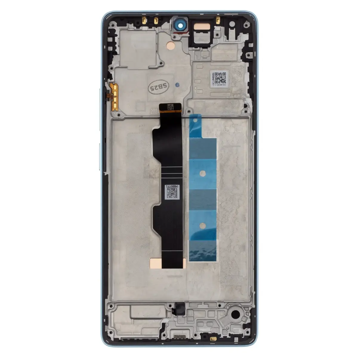 LCD Display + Touch Unit + Front Cover for Xiaomi Redmi Note 14S Blue (Service Pack)