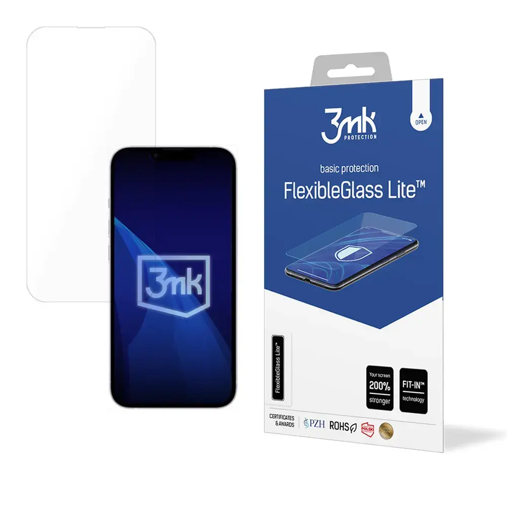 Hybrid glass 3mk FlexibleGlass Lite™ for iPhone 16e
