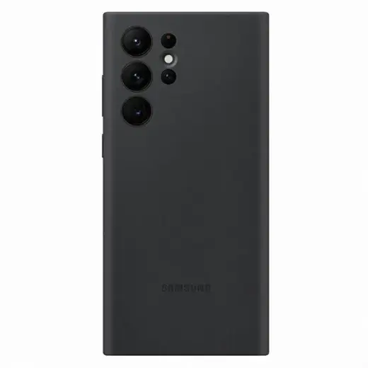 EF-PS908TBE Samsung Silicone Cover for Galaxy S22 Ultra Black