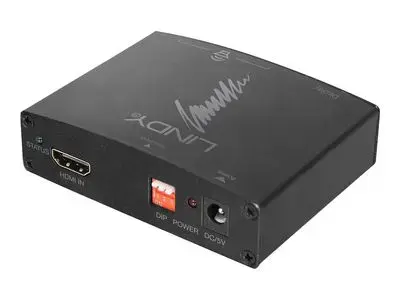 Lindy HDMI 4K Audio Extractor with bypass - HDMI audio signal extractor