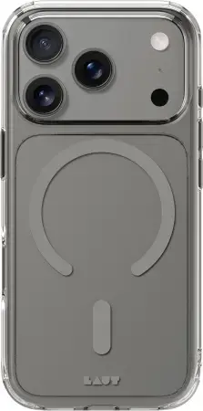 Laut Crystal Fluro MagSafe Case for iPhone 17 Pro Max - Clear Gray