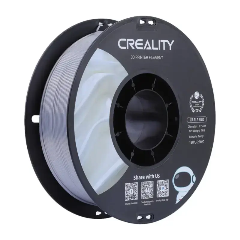 CR-Silk PLA Filament Creallity (Silver)