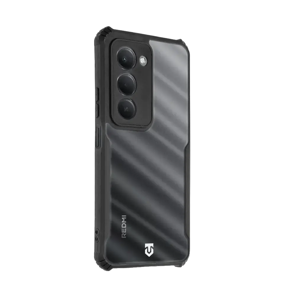 Tactical Quantum Stealth Cover for Xiaomi Redmi 15 Clear/Black