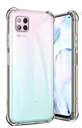 Fusion Anti Shock 0.5 mm Silicone Case For Huawei P40 Lite Transparent