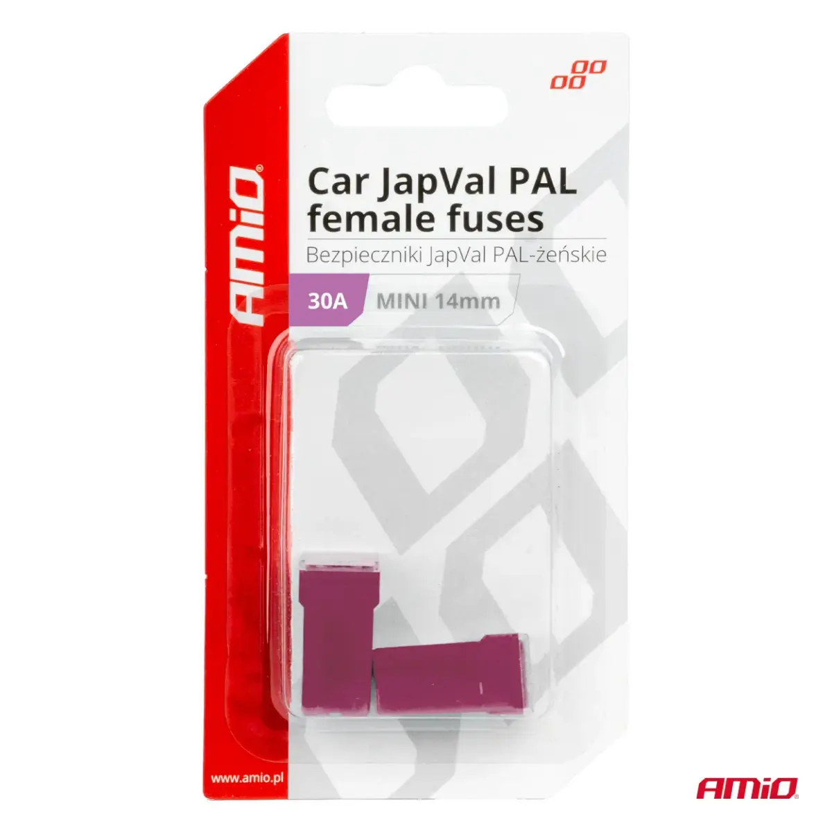 Car JapVal PAL Female fuses 30A AMIO-03437
