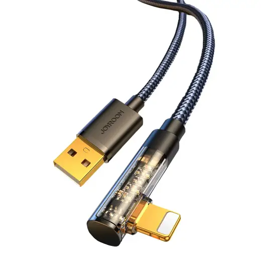Joyroom S-UL012A6 datu pārraides un uzlādes vads | USB-A uz Lightning | 12W | 1.2m | melns