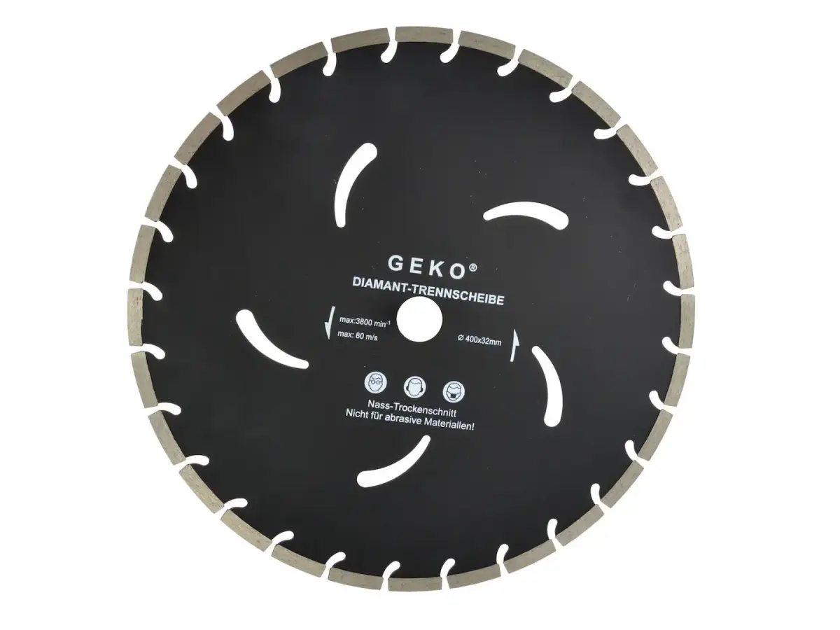 Segmentēts dimanta disks BLACK 400x10x32mm GEKO