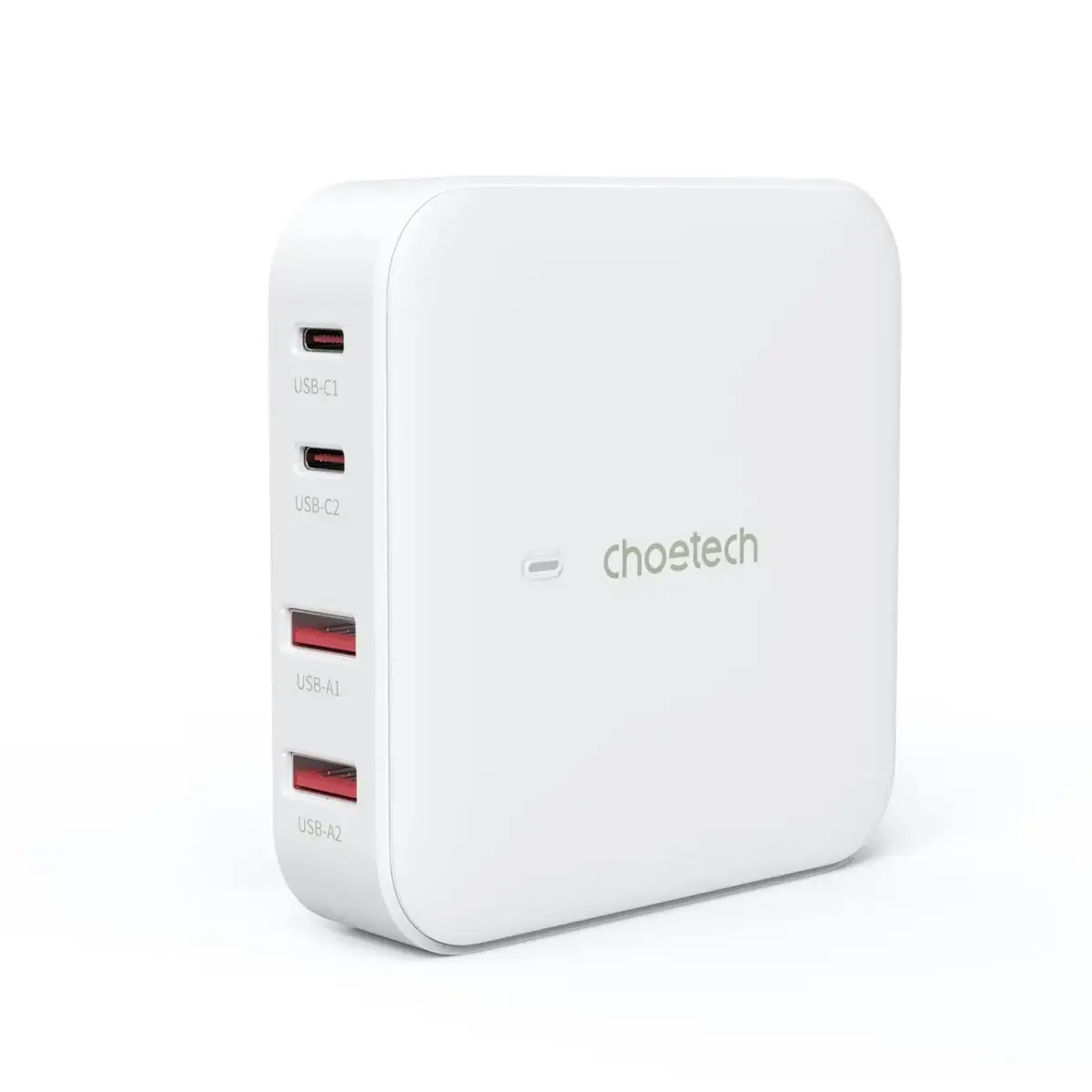 Choetech PD8008 travel charger | 100W | GaN, PD | USB-A, USB-C | white