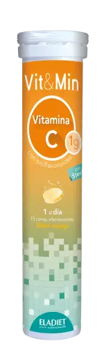 Eladiet Vit y Min Vitamina C 15 Comp Efervescentes