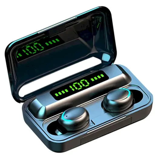 Fusion ZS2N Airpods Bluetooth 5.0 Austiņas ar Mikrofonu melnas