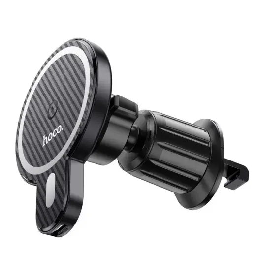 Wireless car phone holder compatible with Magsafe Hoco 15W air vent CA85 black