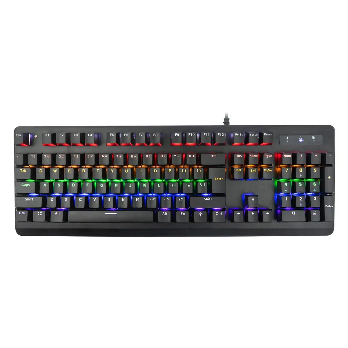Varr VMK88B Mechanical Gaming PC USB Keyboard | Xinda Blue Switch | RGB | LED