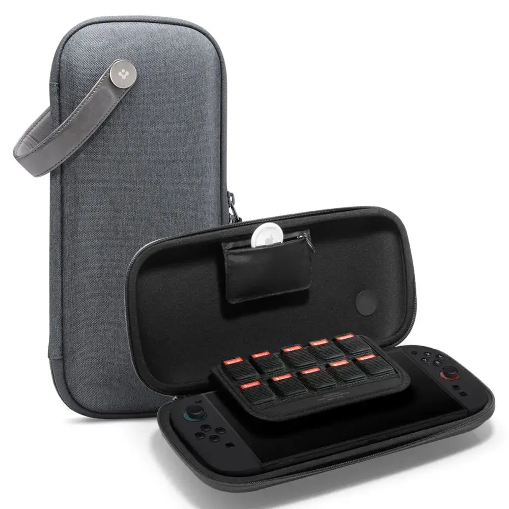 SPIGEN KLASDEN POUCH NINTENDO SWITCH 2 CHARCOAL GREY