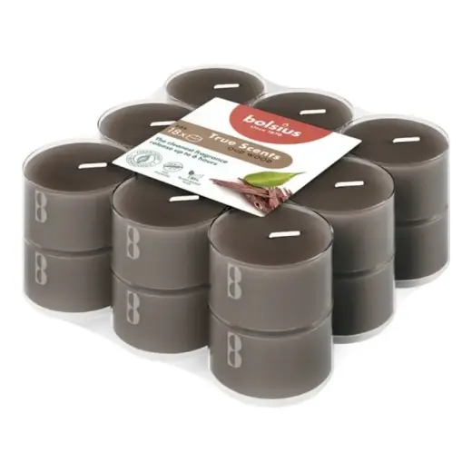 Tējas sveces arom. 18 gab.True Scents oud wood 