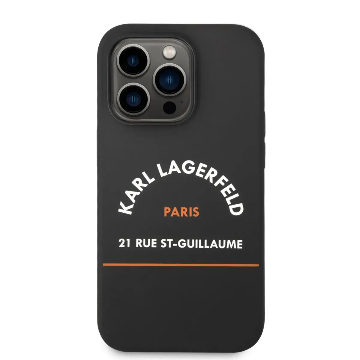 Karl Lagerfeld Rue St Gullaume Case for iPhone 14 Pro Max Black