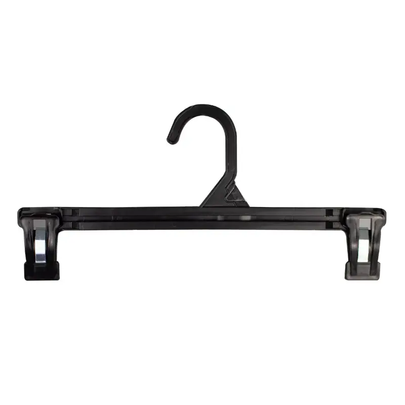 Drēbju pakaramie ar klipšiem 2 gab. plastmasas Noir 30x1,75x14,5cm melni