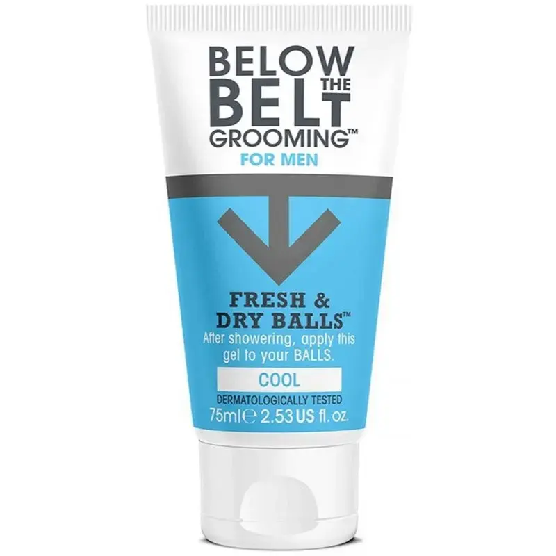 Below the Belt Grooming Fresh & Dry Balls Gift Cool Deodorant for Intimate Areas for Men 75 Ml