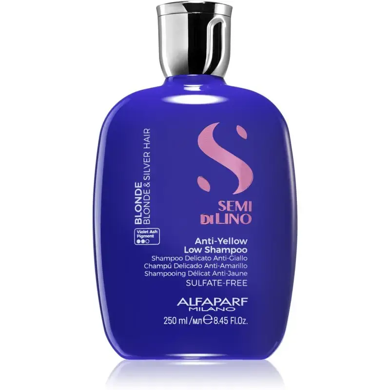 Alfaparf by Alfaparf SEMI DI LINO BLONDE ANTI-YELLOW LOW SHAMPOO 8.45 OZ for UNISEX
