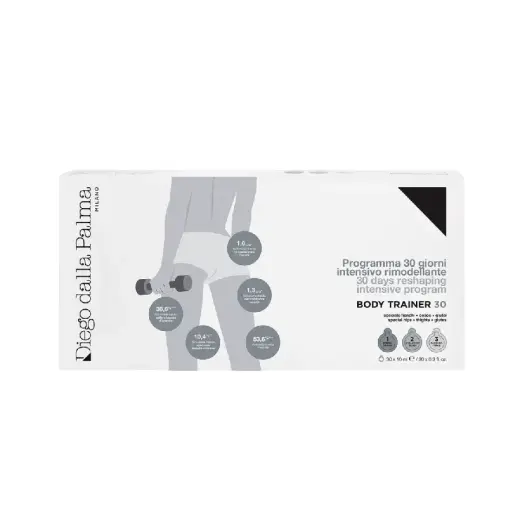Body Trainer 30 Set Diego Dalla Palma: Drena 1, Anti-Cellulite, Day, Gel, 10 pcs, 10 ml + Snellisce 2, Lifting, Day, Cream, 10 pcs, 10 ml + Rassoda 3, Firming, Day, Cream, 10 pcs, 10 ml