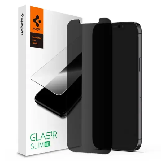 SPIGEN GLAS.TR IPHONE 12 | 12 PRO PRIVACY TEMPERED GLASS