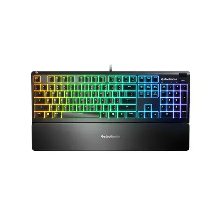 SteelSeries Apex 3 Gaming Keyboard  US Layout  Wired  Black 5707119038805