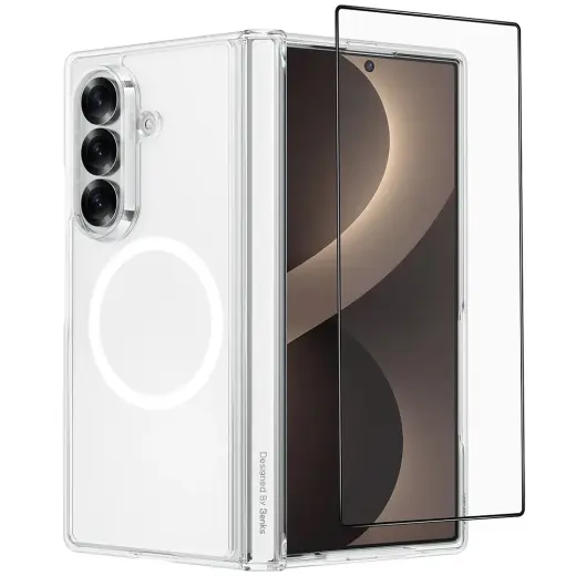 Benks Magnetic Crystal Grand Combo Case (0051) do Samsung Galaxy Z Fold 8 Ultra (Hinge Case+Front Case+Screen)