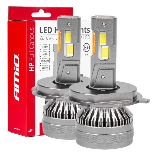 LED Headlights HP Series H4/H19 12-24V AMiO-03673