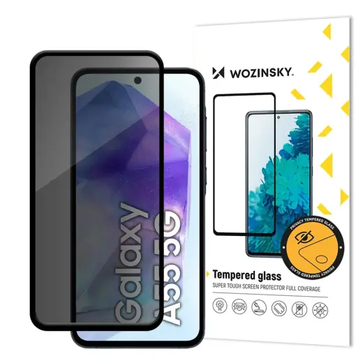 Wozinsky Privacy Glass tempered glass for phone Galaxy S25 (privacy effect)