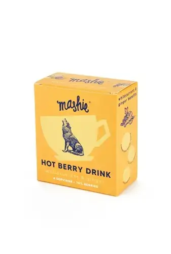 Karstais dzēriens MASHIE Balto jāņogu, ingvera, 4x40ml