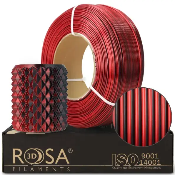Rosa3D Filament PLA Silk Mystic Red