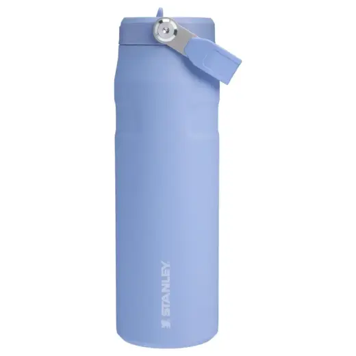 Termoso buteliukas su šiaudeliu The IceFlow Bottle Flip Straw 2.0 0.7L hortenzijos mėlynas