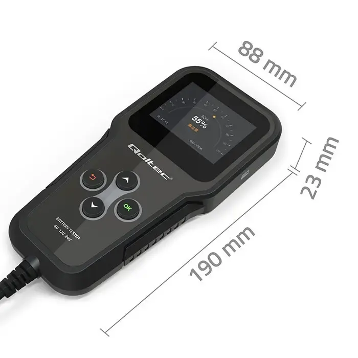 Digital battery analyzer tester 3in1 with LCD 6V