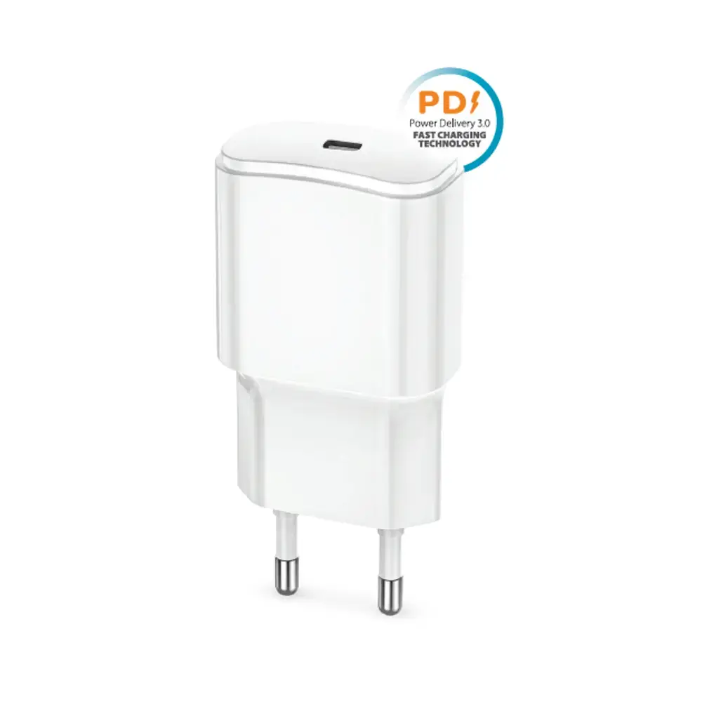 Forever TC-01 tīkla lādētājs | 20W | PD | USB-C | balts