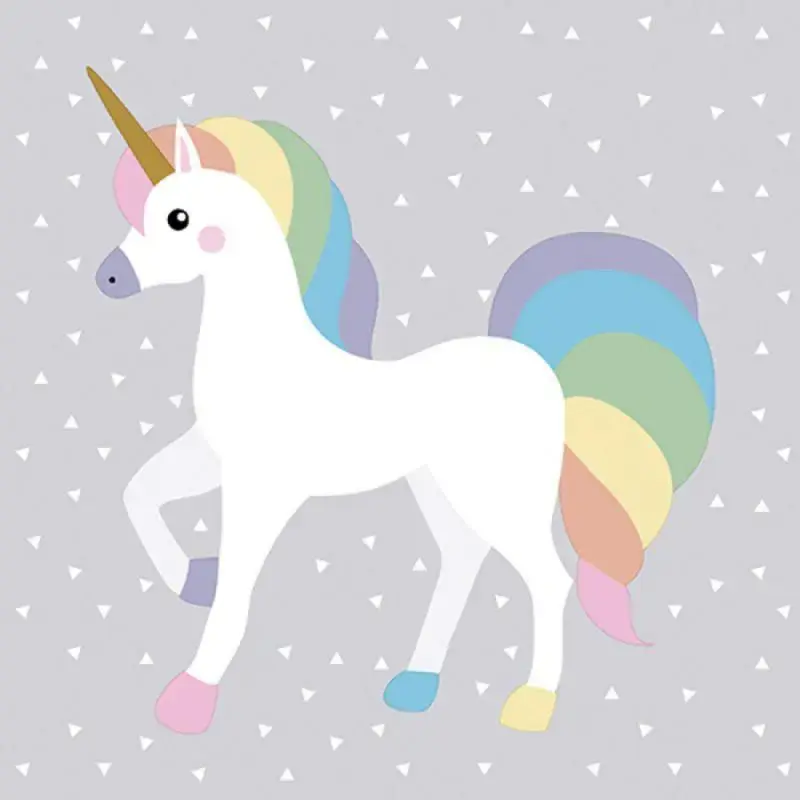 Papstar Napkins Unicorn 33x33cm, 3-ply, 20 pcs