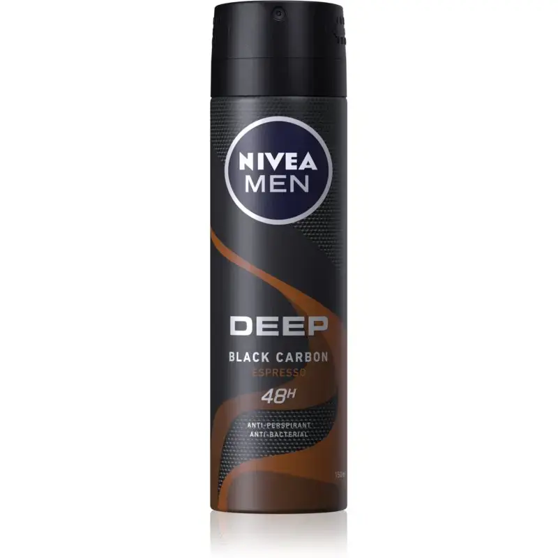 Nivea Deep Espresso Antiperspirant Spray Men 150 Ml