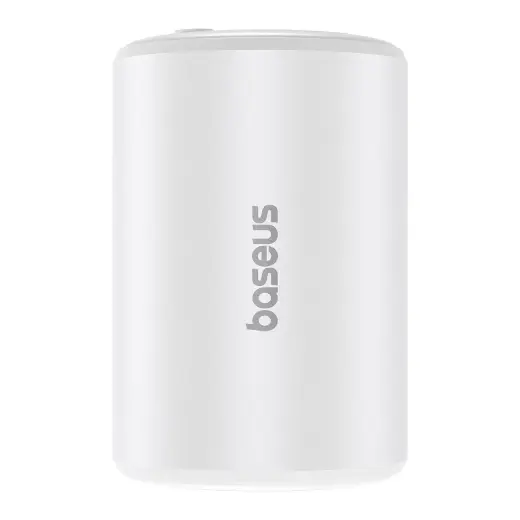 Baseus PocketGo Pro tourist pump with air deflation function and LED flashlight - white