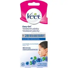 Face wax strips for sensitive skin 40 pcs