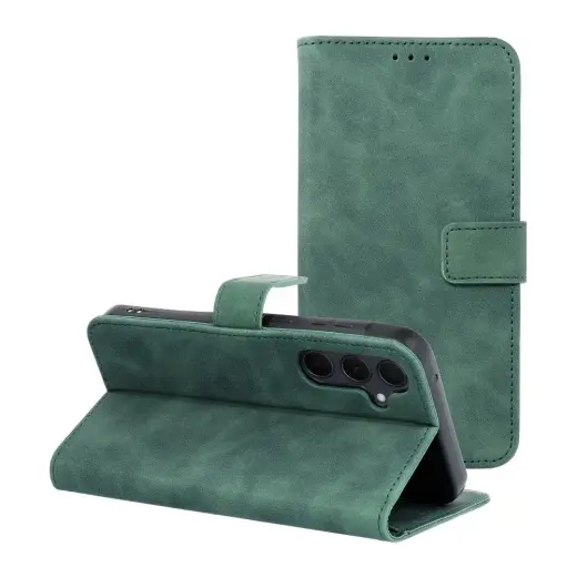 TENDER book type phone case for Samsung Galaxy A35 (A356) green