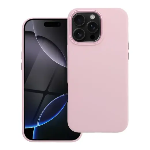 Forcell F-Protect Frame Premium telefoni ümbris MagSafe toega iPhone 16 Pro Max roosa