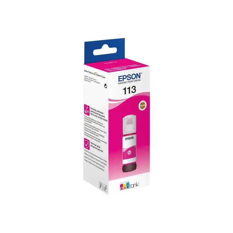 Epson Ink 113 EcoTank Pigment Magenta (C13T06B340)