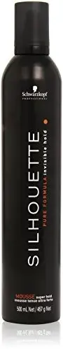 Schwarzkopf Super Hold Mousse Silhouette 500Ml in Clear