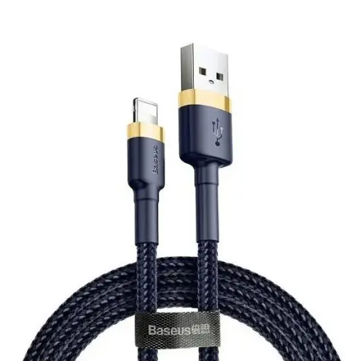 Baseus datu pārraides un uzlādes vads | USB-A uz Lightning | 12W | 2m | zils
