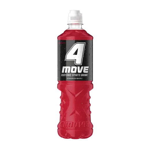 Izotonisks dzēriens 4MOVE Wild Cherry, PET, 0.75l (DEP)