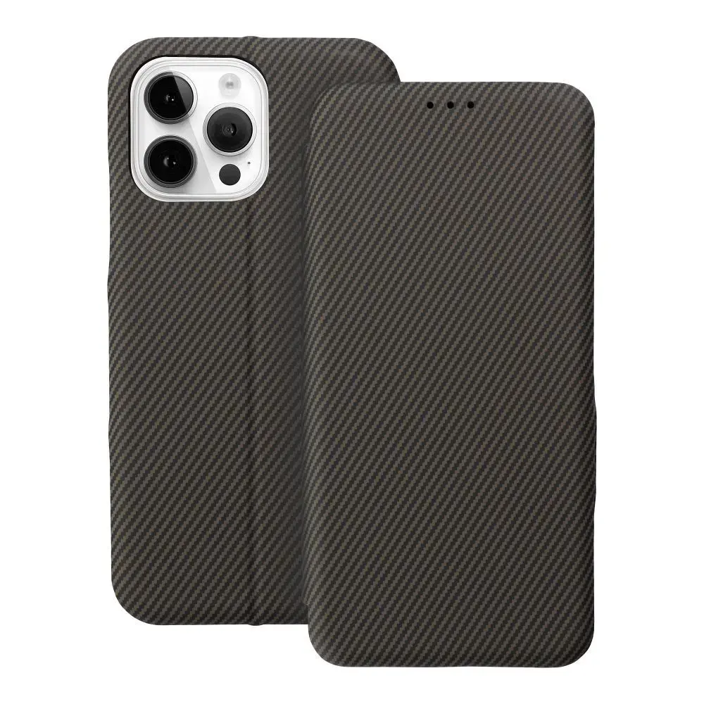FOLIO Side Magnet grāmatveida maciņš telefonam iPhone 14 Pro Max brūns